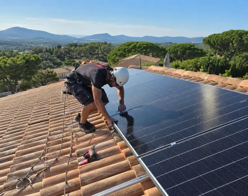 Installateur panneaux solaires Échebrune — pose photovoltaïque sur toiture
