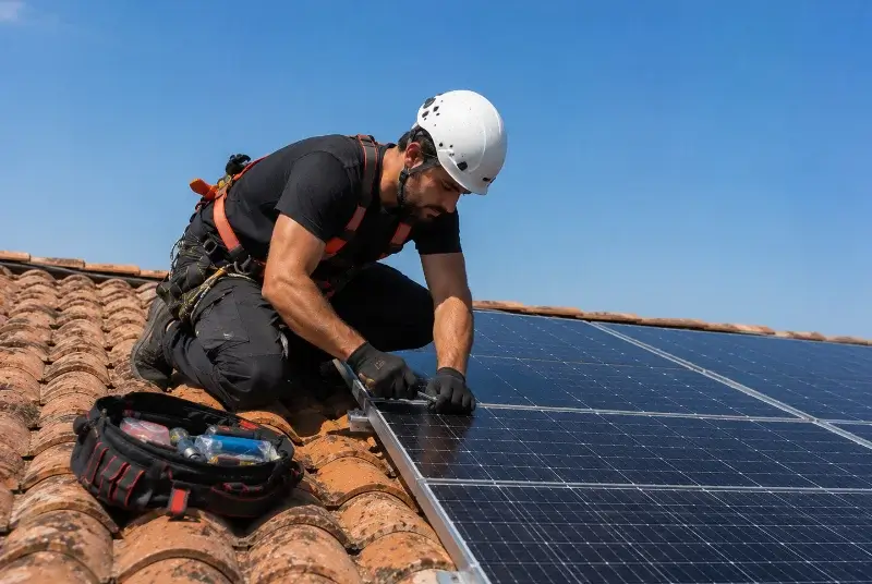 Maintenance et monitoring de panneaux solaires à Échebrune
